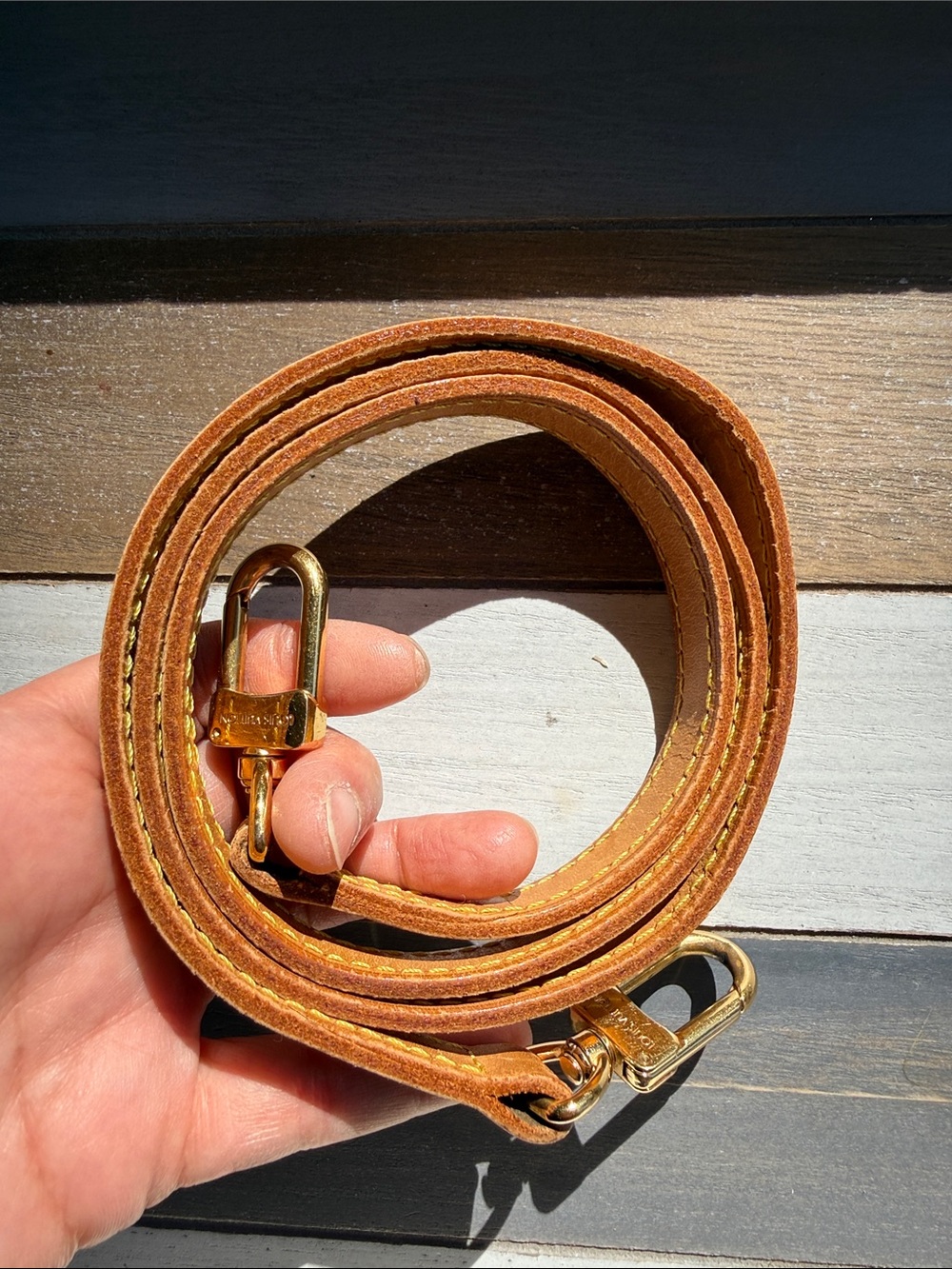 Authentic LOUIS VUITTON Vachetta 16mm Strap - Picture 13 of 14